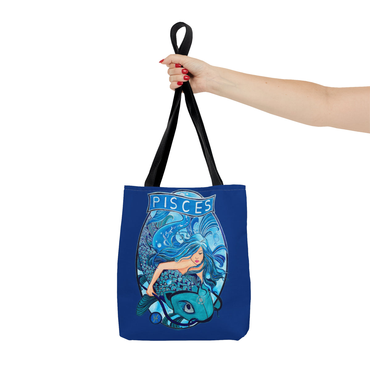 Pisces Vibes Tote Bag – Carry the Mystique of the Zodiac Everywhere! - Ira World Art LLC