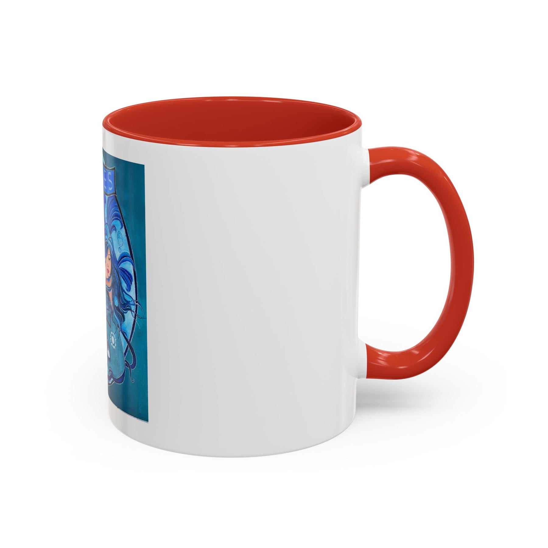 Pisces Zodiac Mug, Colorful Ceramic Fish Mug Design, Cute 11oz Cup - Ira World Art LLC