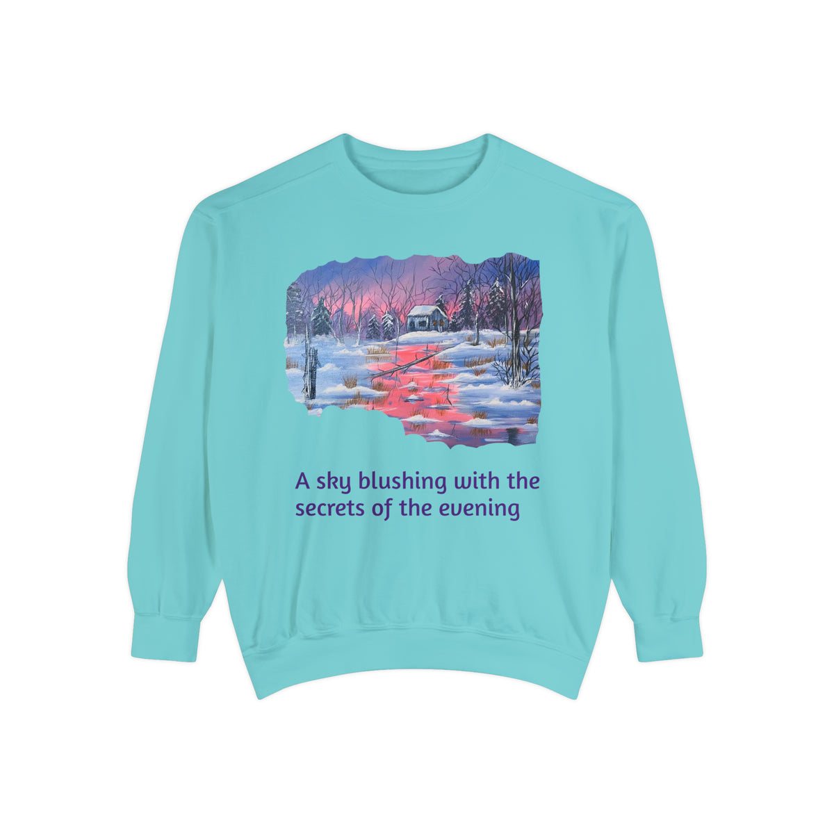 Unisex Garment-Dyed Sweatshirt - Ira World Art LLC