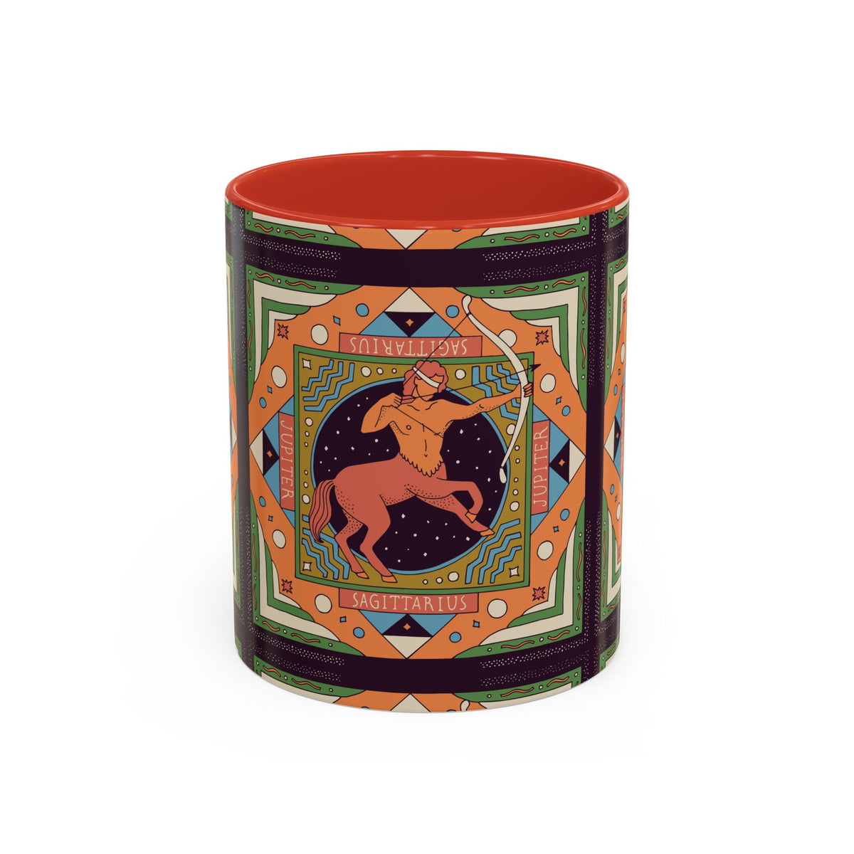 Sagittarius Custom Coffee Mug, Vibrant 11oz & 15oz Unique Printed Design - Ira World Art LLC