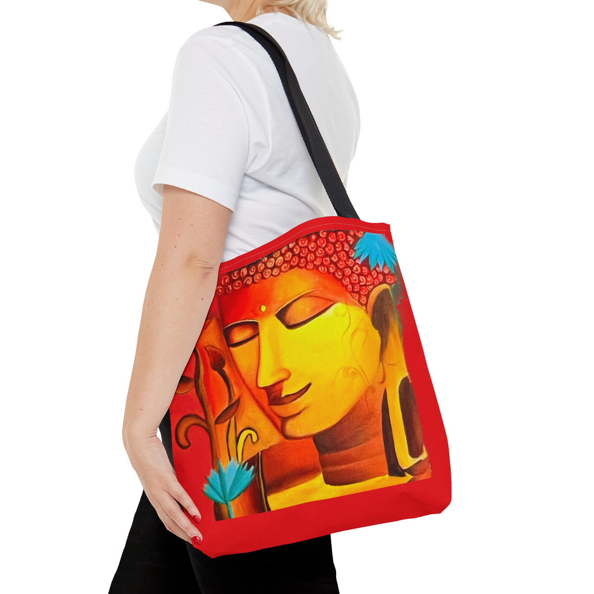Zen Tranquility: Buddha-Inspired Tote Bag – Carry Serenity Everywhere! - Ira World Art LLC