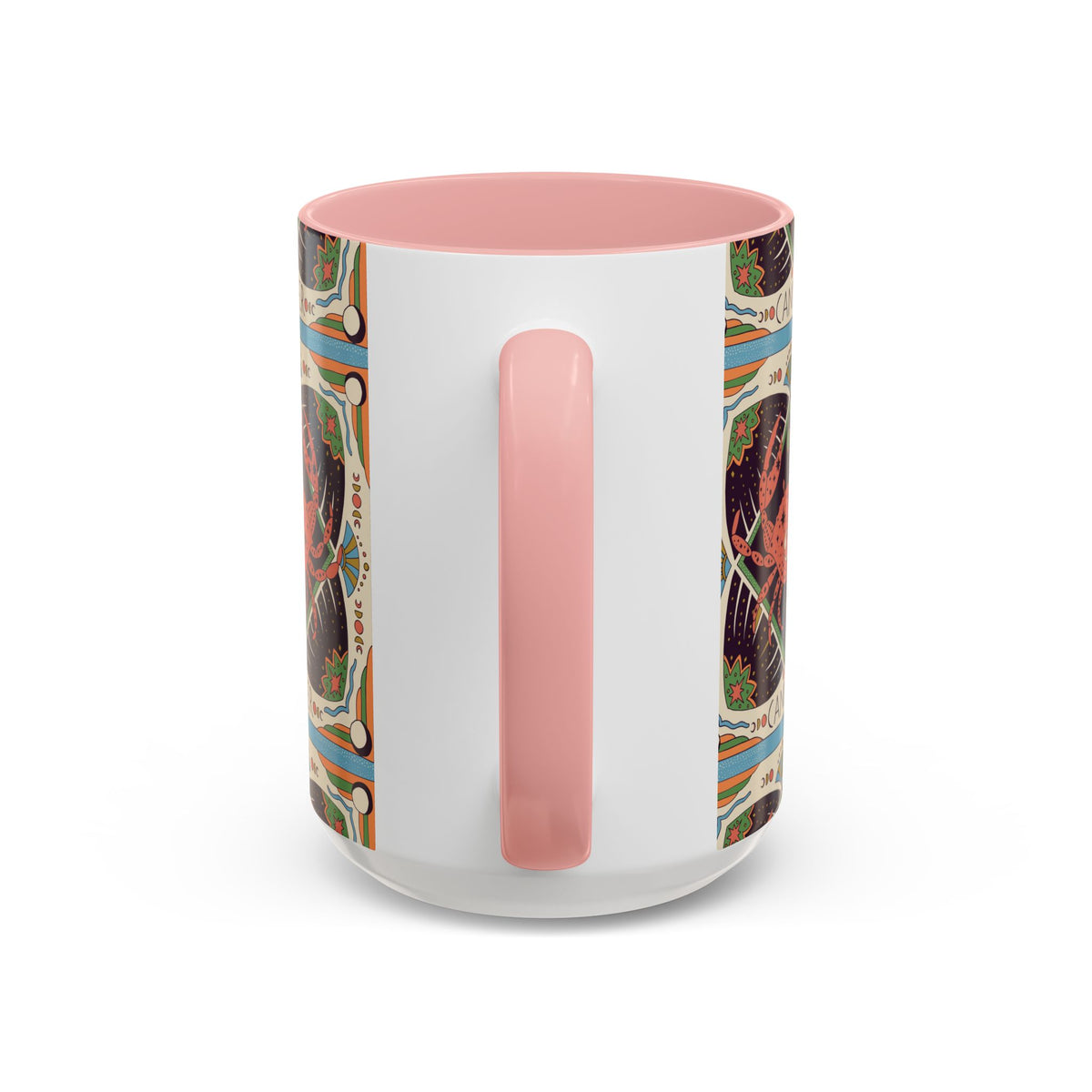 Colorful Capricorn Ceramic Mug, Custom 11oz & 15oz Zodiac Coffee Cup - Ira World Art LLC
