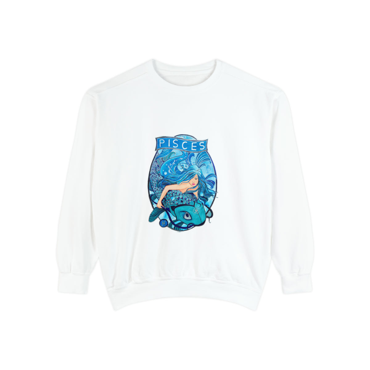 Unisex Garment-Dyed Sweatshirt - Ira World Art LLC