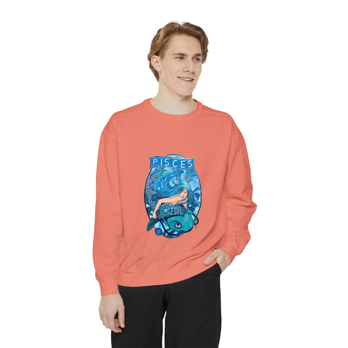 Unisex Garment-Dyed Sweatshirt - Ira World Art LLC
