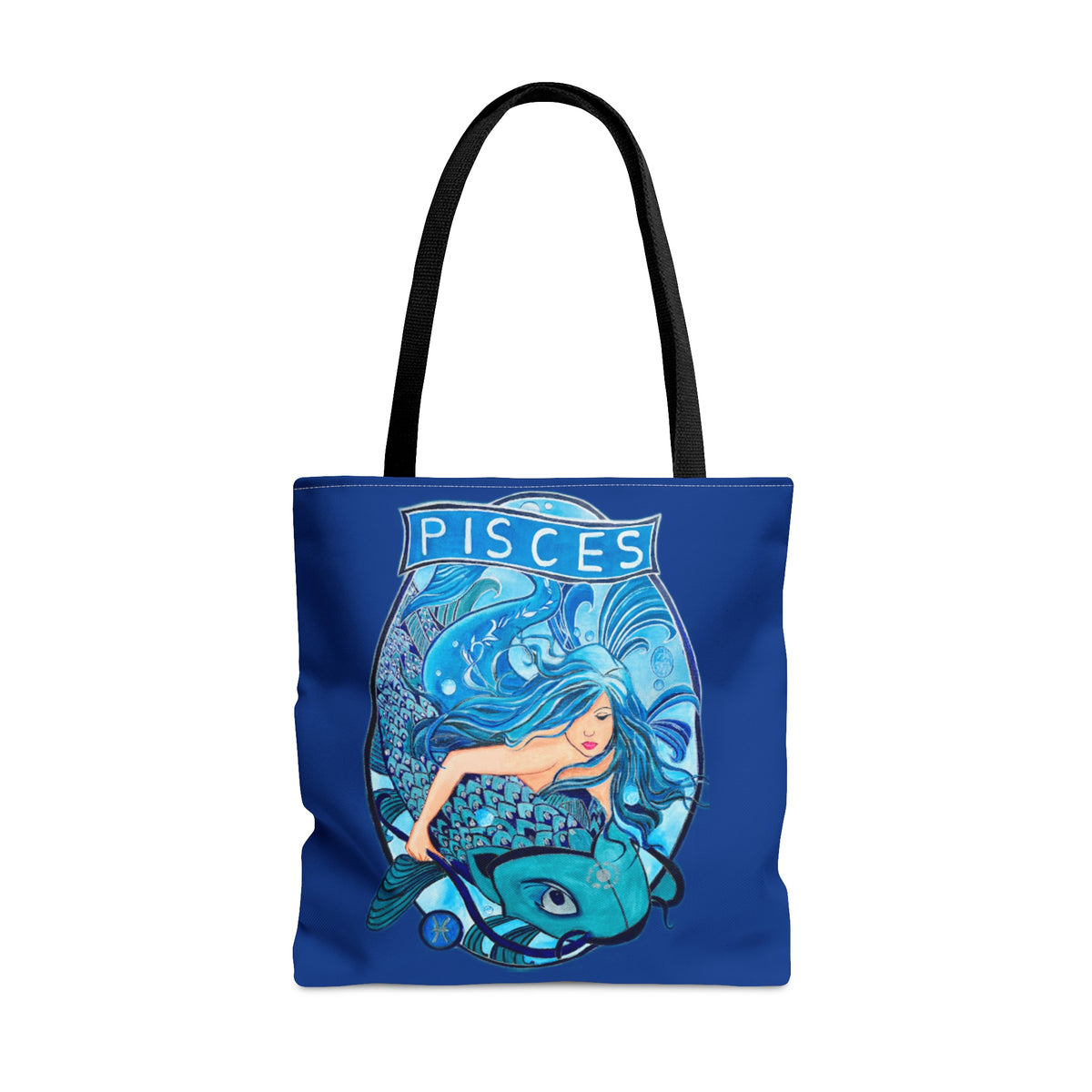 Pisces Vibes Tote Bag – Carry the Mystique of the Zodiac Everywhere! - Ira World Art LLC