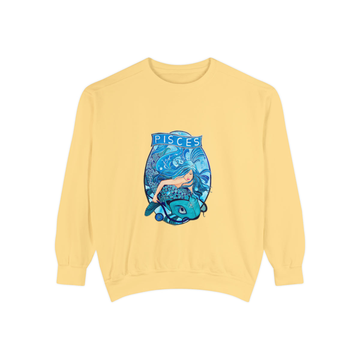 Unisex Garment-Dyed Sweatshirt - Ira World Art LLC