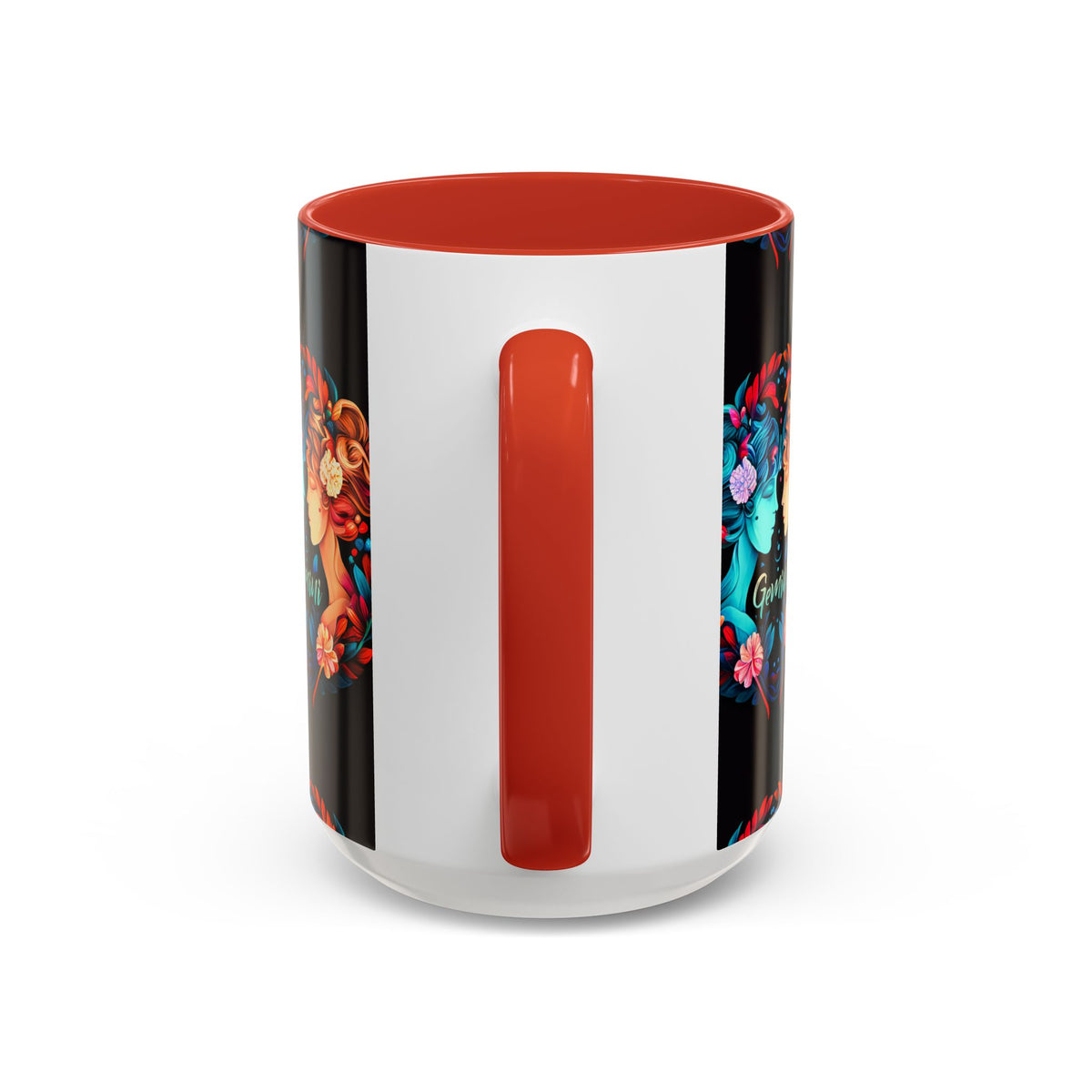 Gemini Zodiac Coffee Mug, Custom Ceramic 11oz & 15oz Colorful Design - Ira World Art LLC