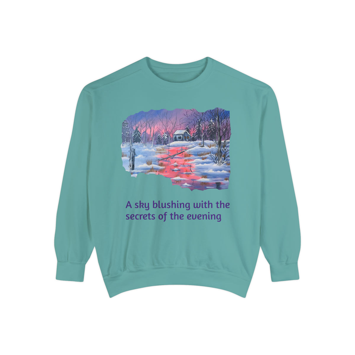 Unisex Garment-Dyed Sweatshirt - Ira World Art LLC