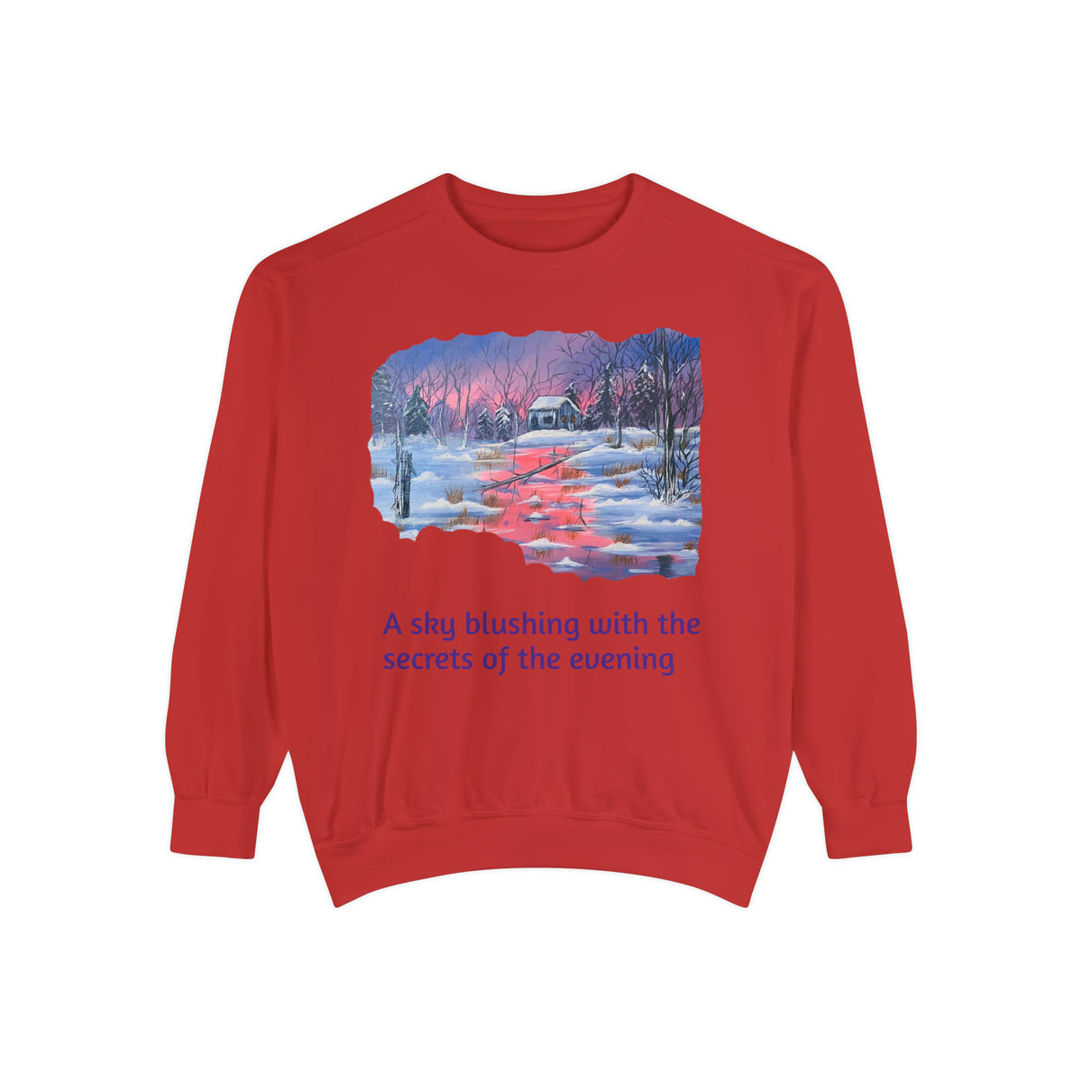 Unisex Garment-Dyed Sweatshirt - Ira World Art LLC