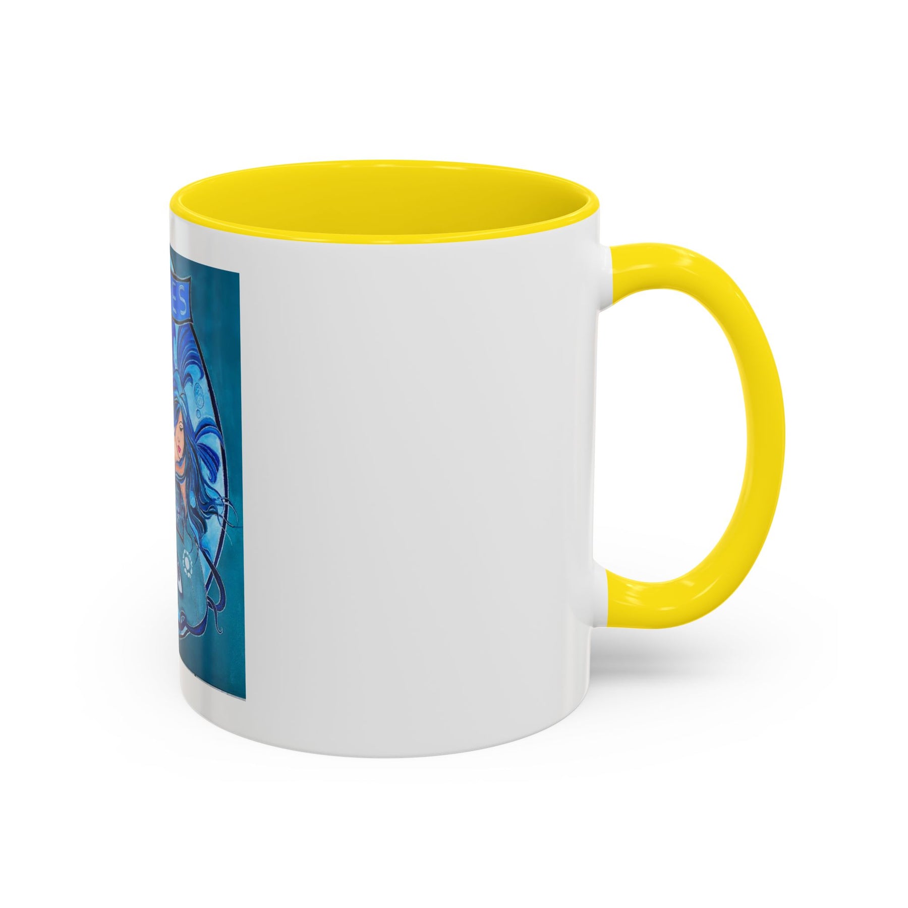 Pisces Zodiac Mug, Colorful Ceramic Fish Mug Design, Cute 11oz Cup - Ira World Art LLC