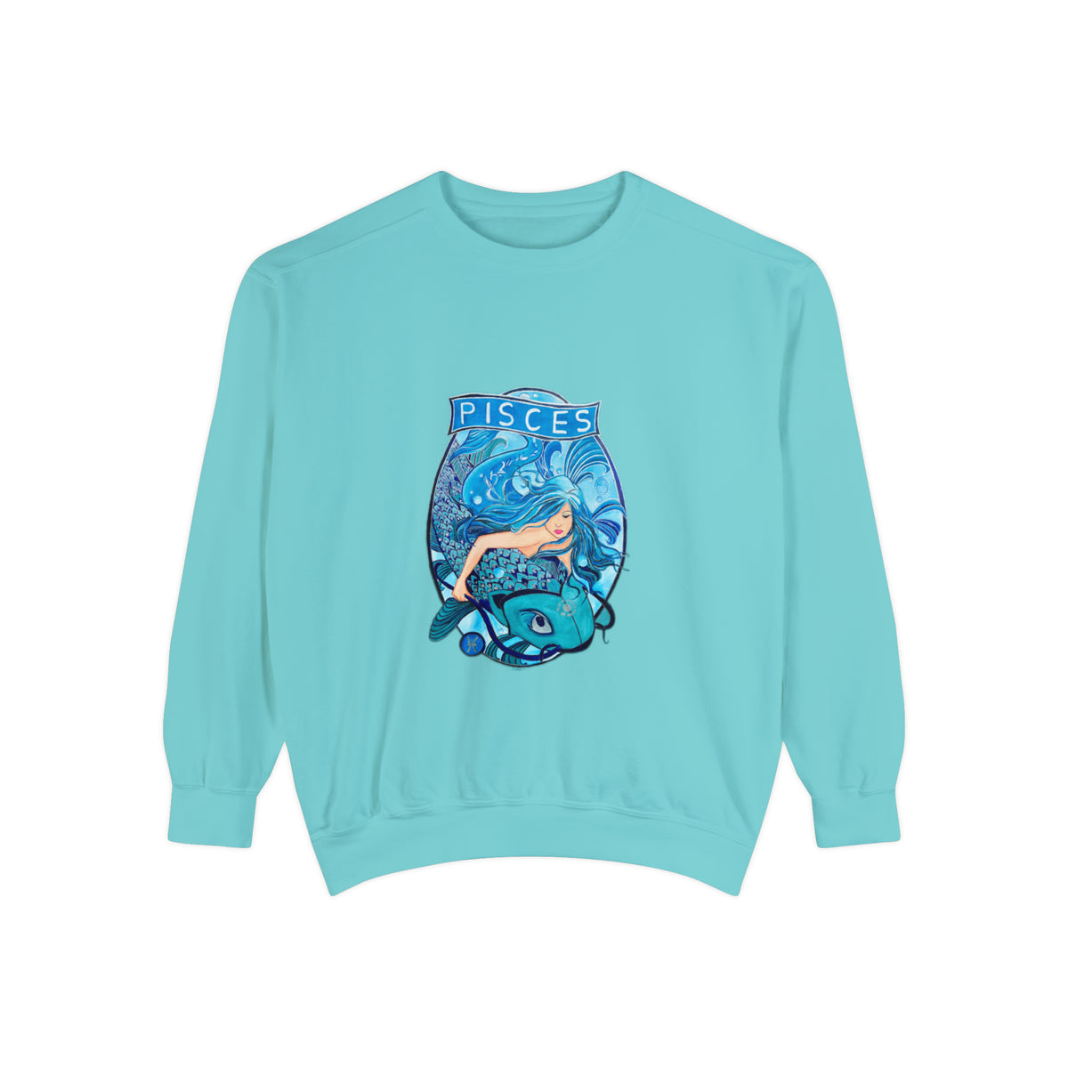 Unisex Garment-Dyed Sweatshirt - Ira World Art LLC