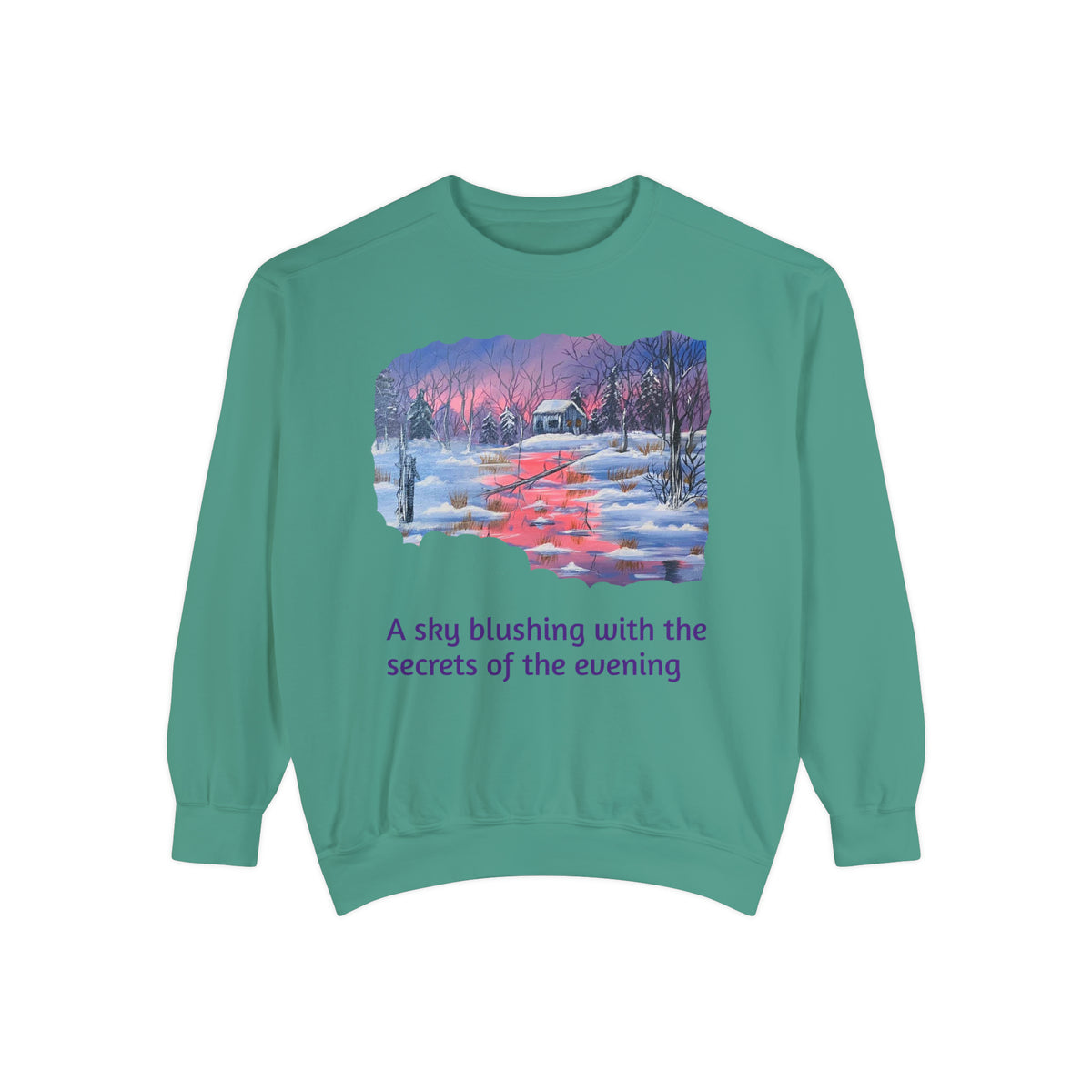 Unisex Garment-Dyed Sweatshirt - Ira World Art LLC