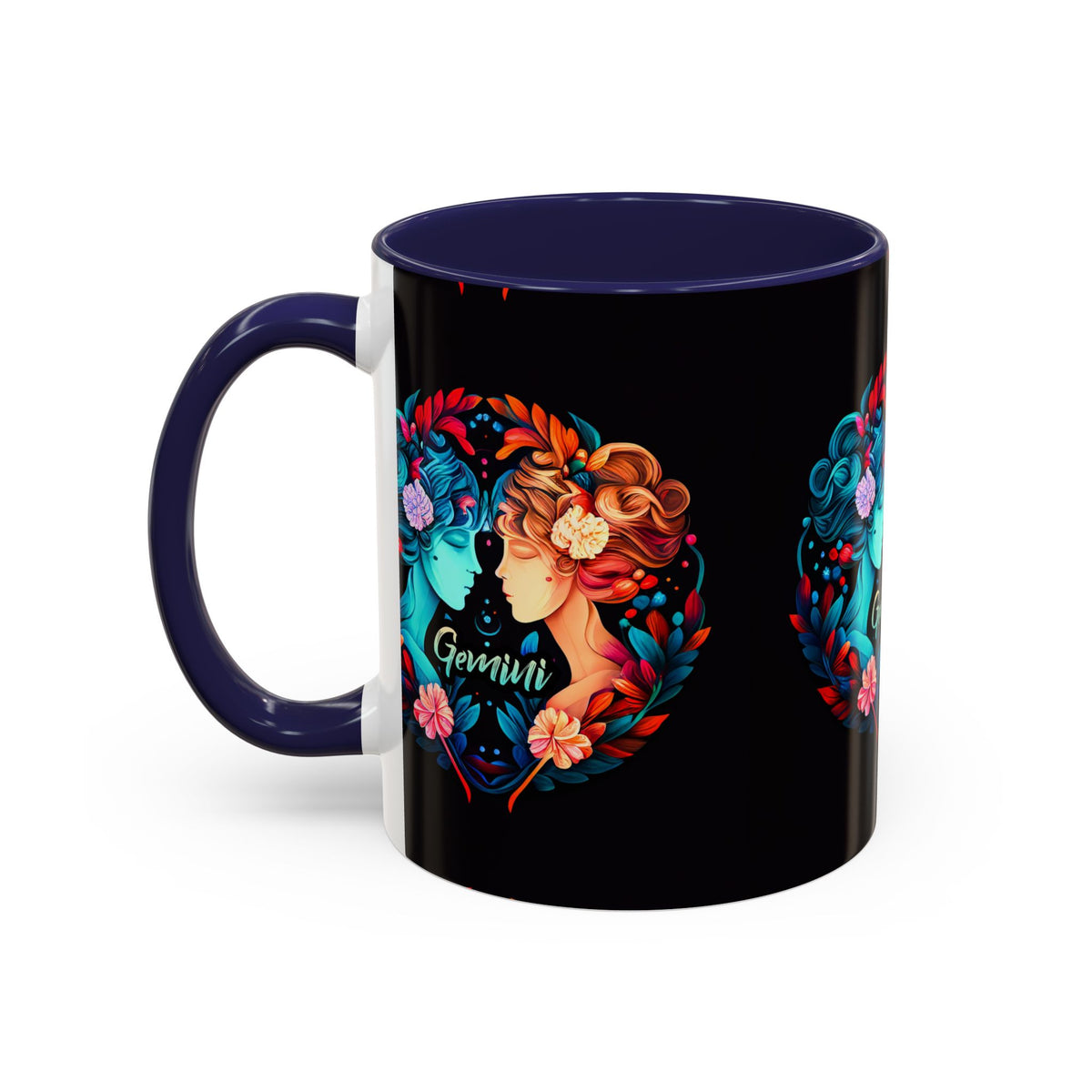 Gemini Zodiac Coffee Mug, Custom Ceramic 11oz & 15oz Colorful Design - Ira World Art LLC