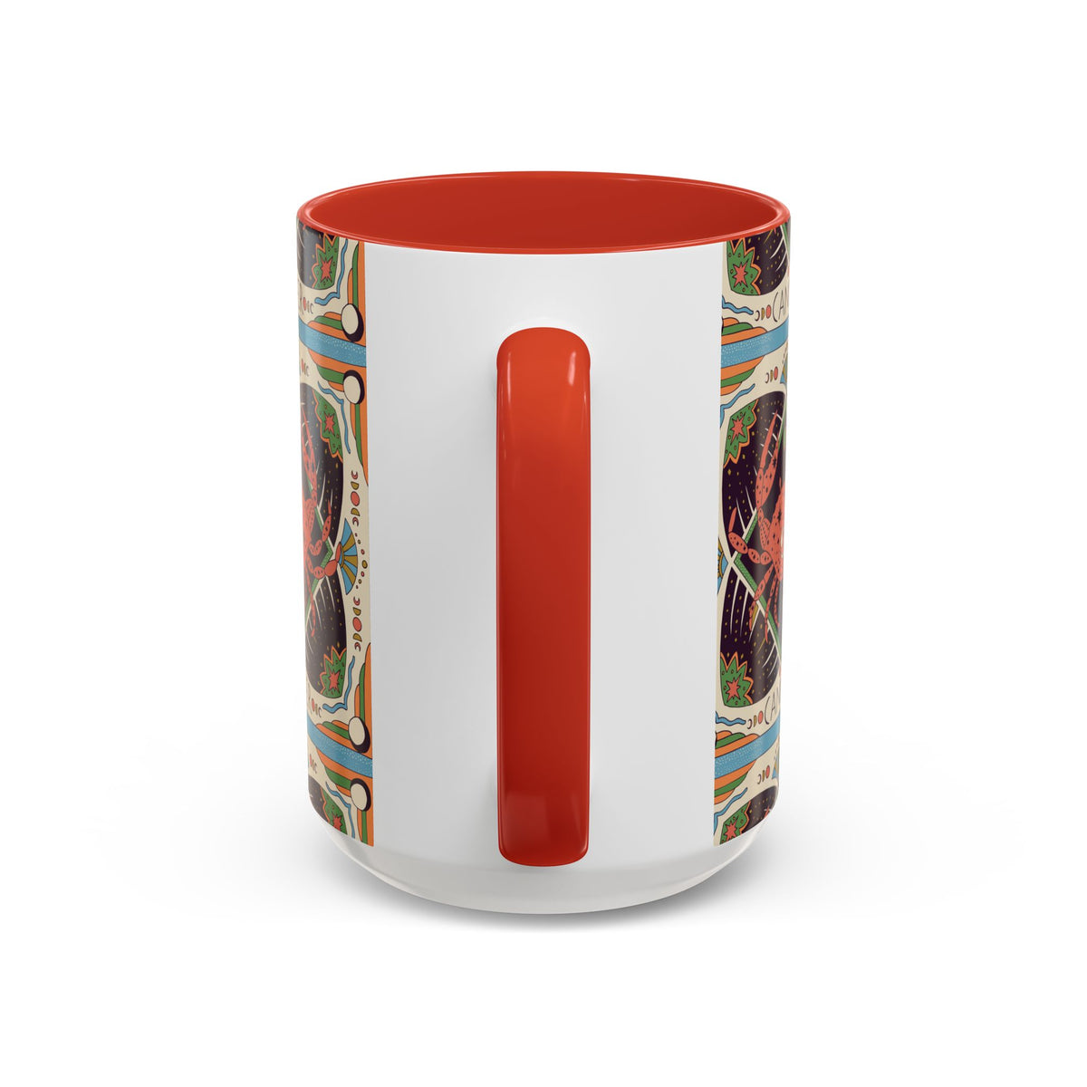 Colorful Capricorn Ceramic Mug, Custom 11oz & 15oz Zodiac Coffee Cup - Ira World Art LLC