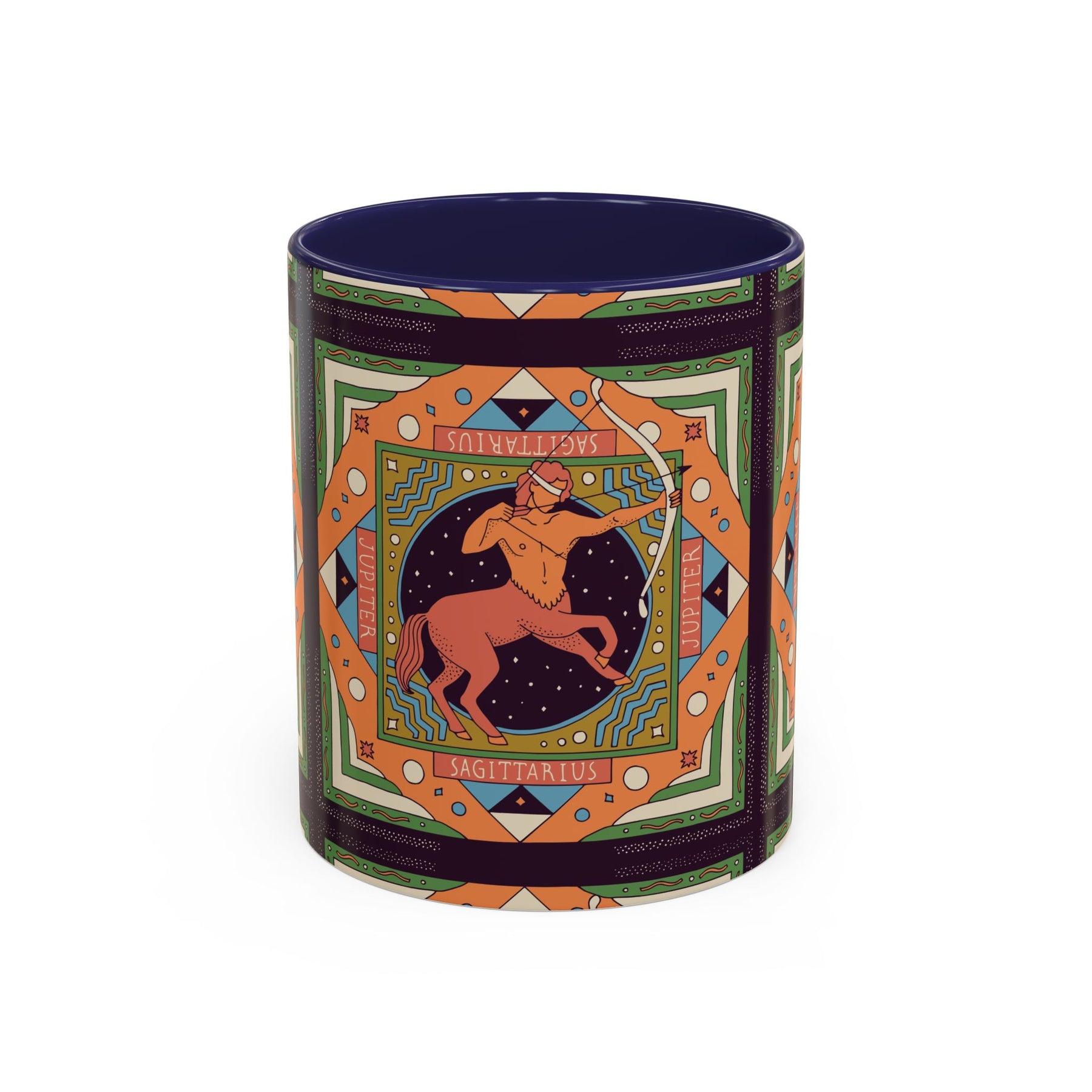 Sagittarius Custom Coffee Mug, Vibrant 11oz & 15oz Unique Printed Design - Ira World Art LLC