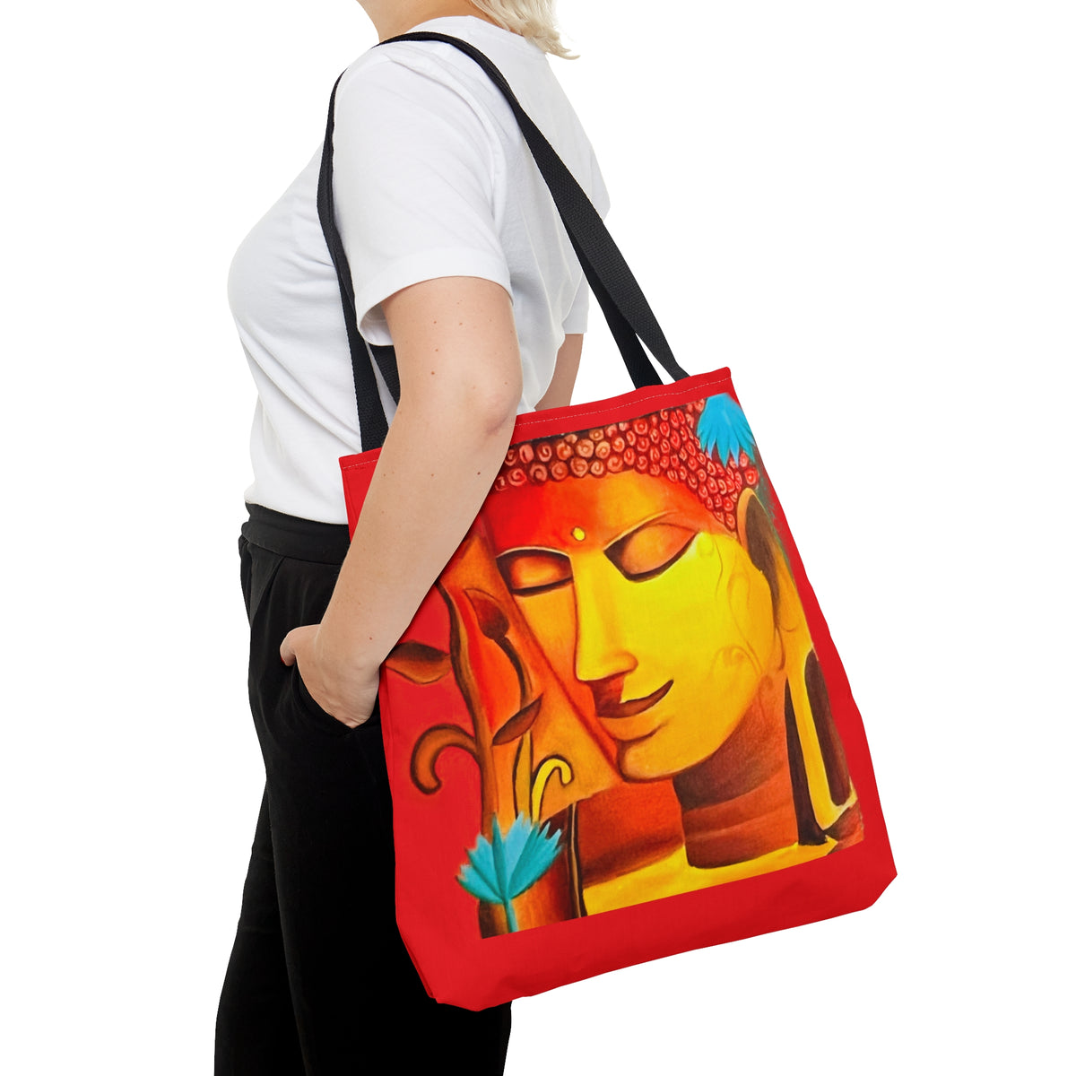 Zen Tranquility: Buddha-Inspired Tote Bag – Carry Serenity Everywhere! - Ira World Art LLC