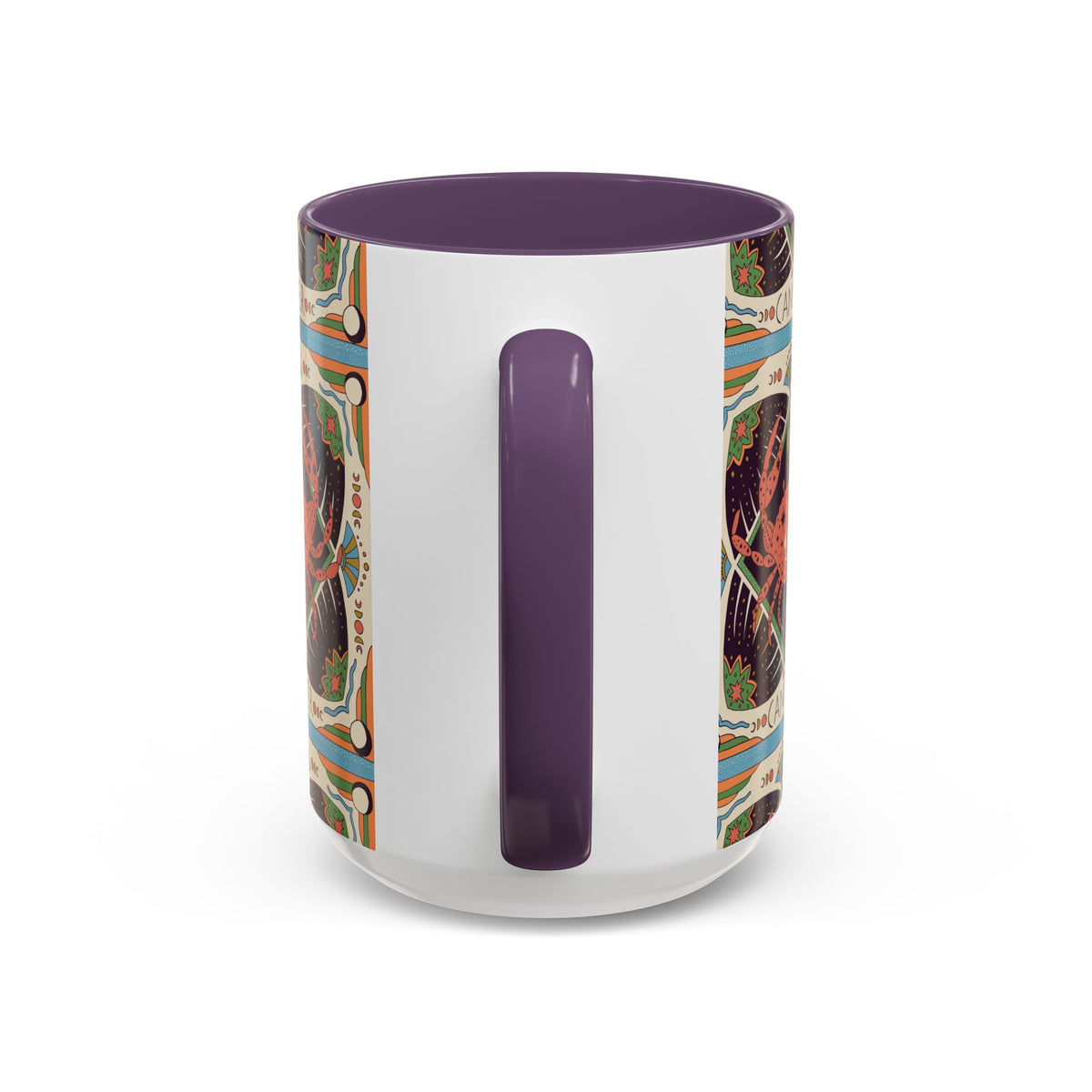 Colorful Capricorn Ceramic Mug, Custom 11oz & 15oz Zodiac Coffee Cup - Ira World Art LLC