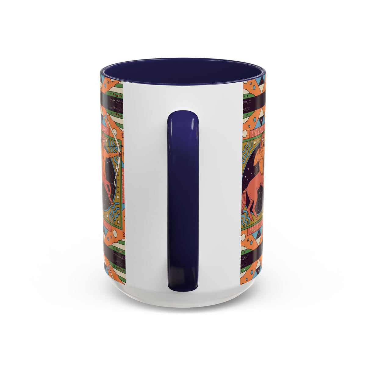 Sagittarius Custom Coffee Mug, Vibrant 11oz & 15oz Unique Printed Design - Ira World Art LLC