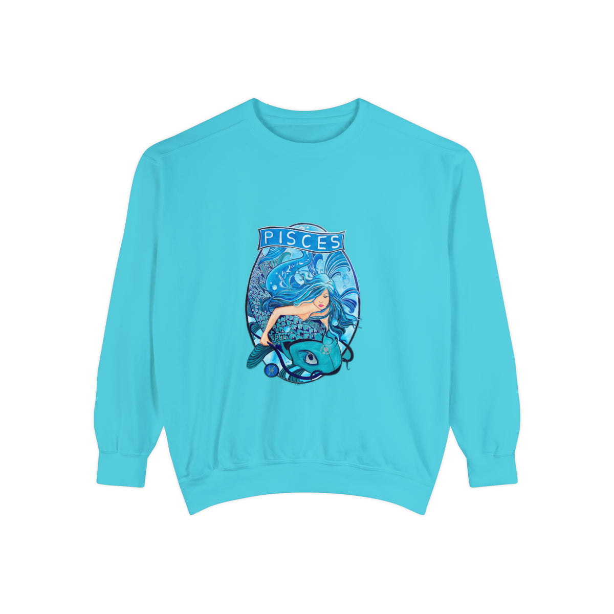 Unisex Garment-Dyed Sweatshirt - Ira World Art LLC