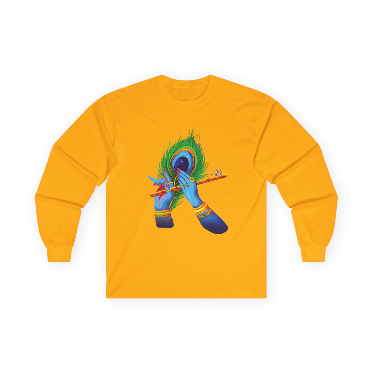 Vibrant Artistic Long Sleeve Tee, Spiritual Gift, Unisex Cotton Shirt, Festival Apparel, Faith-Based Fashion, Colorful Tee - Ira World Art LLC