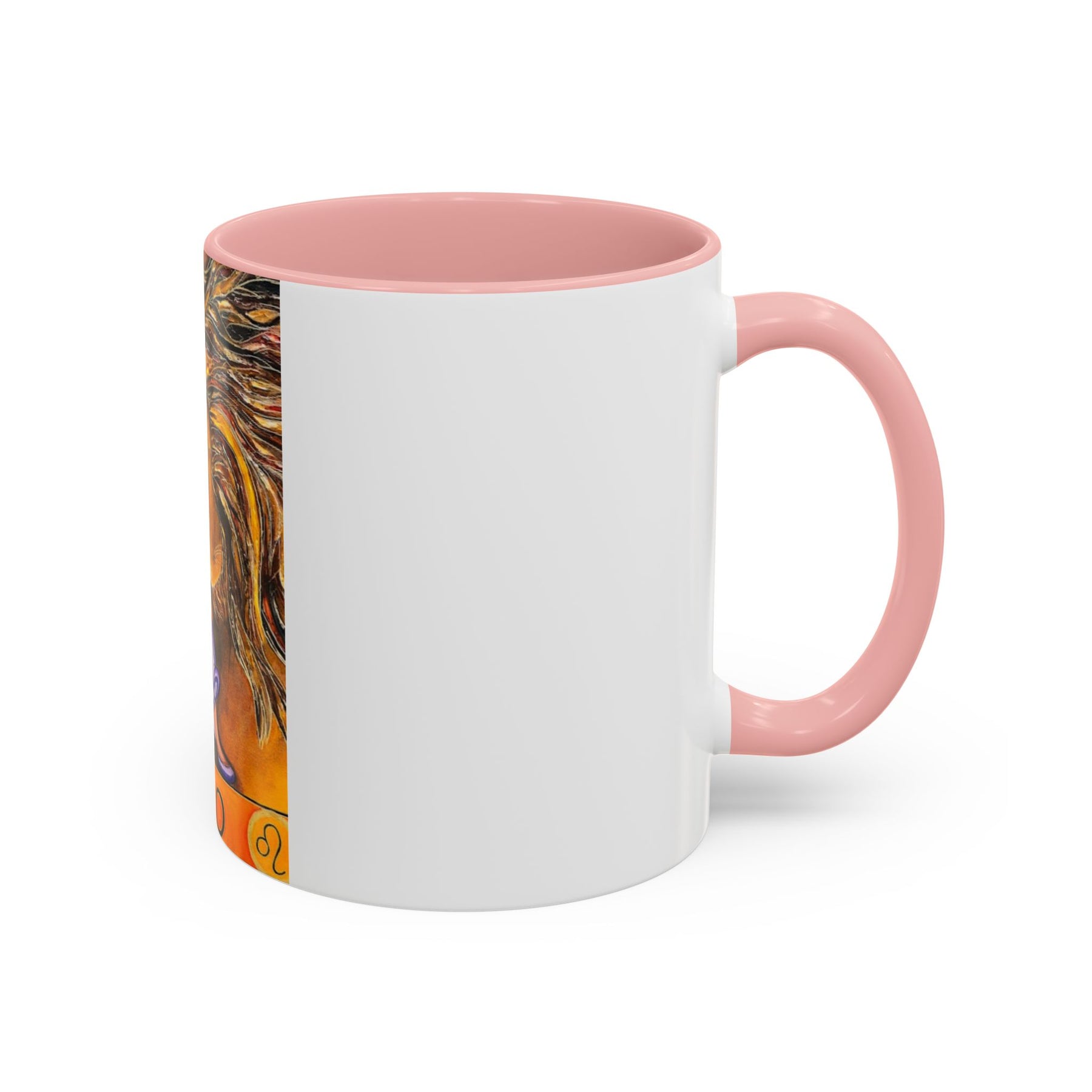 Leo Zodiac 11oz Ceramic Coffee Mug with Bold Accent Design, Astrology Gift - Ira World Art LLC