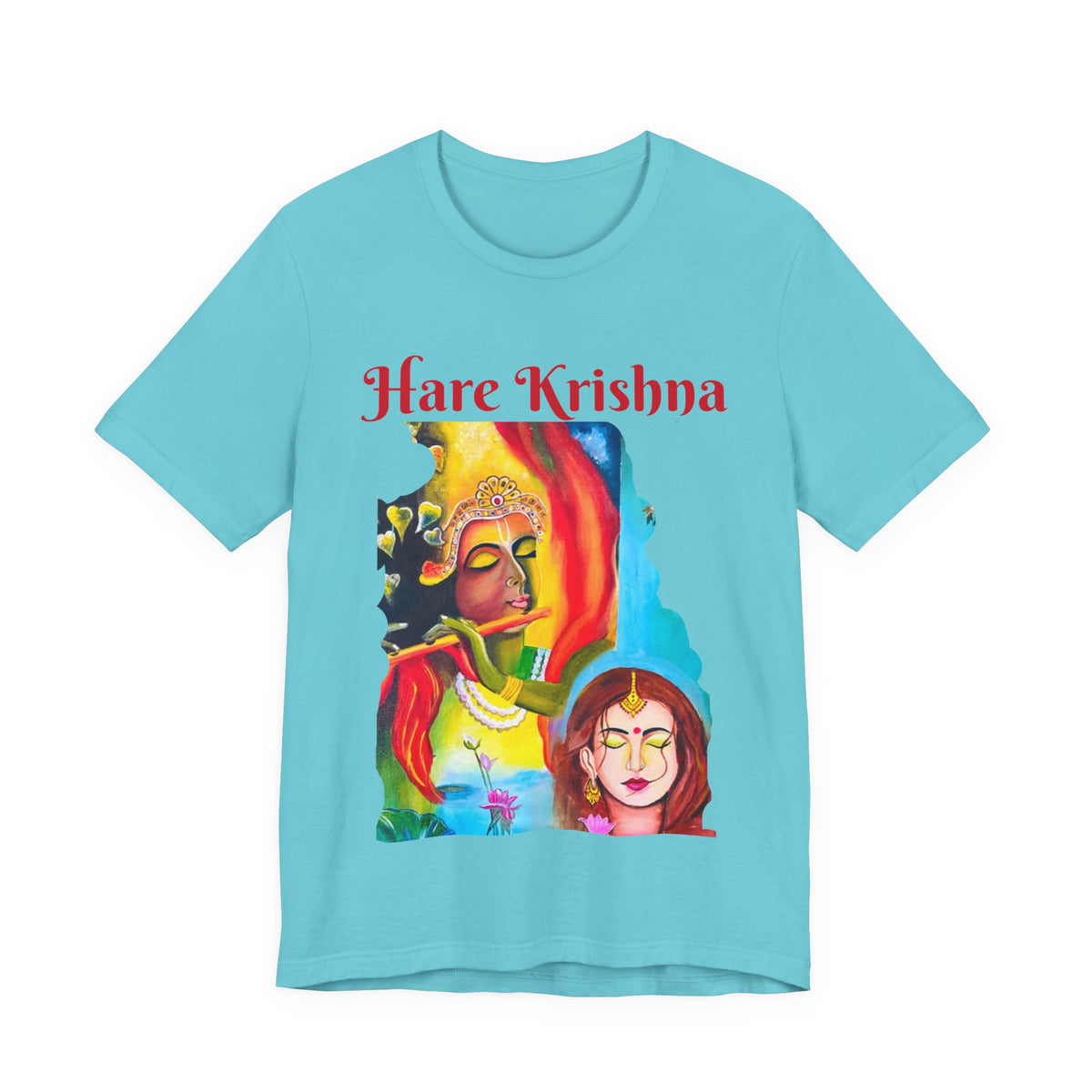 Radha Krishna T-Shirt - Ira World Art LLC