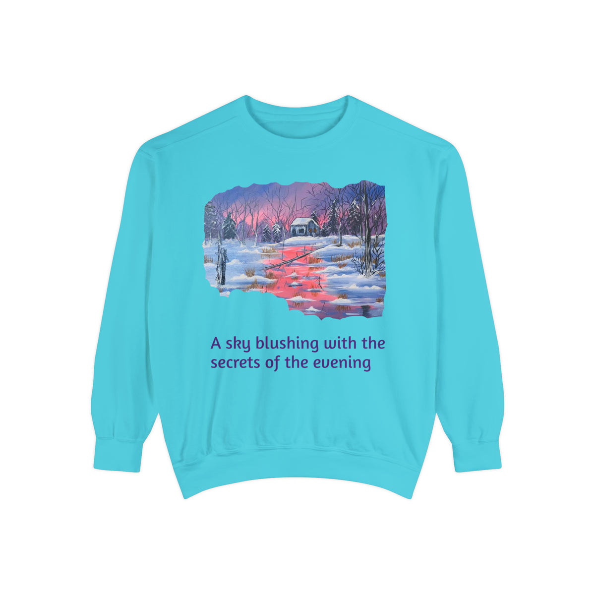 Unisex Garment-Dyed Sweatshirt - Ira World Art LLC