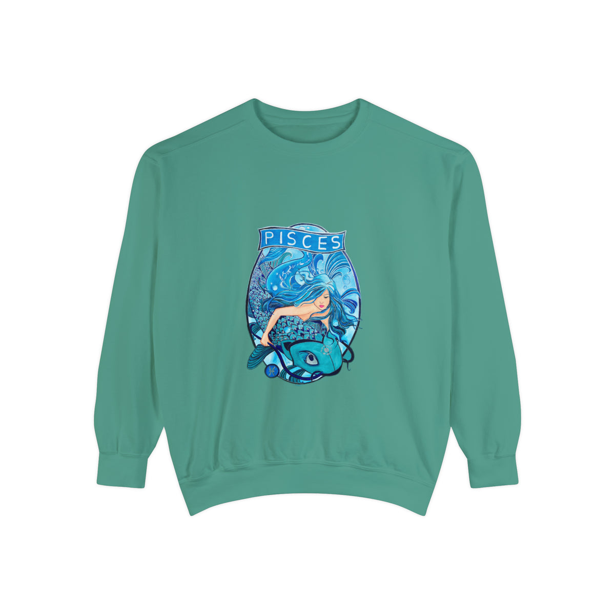 Unisex Garment-Dyed Sweatshirt - Ira World Art LLC