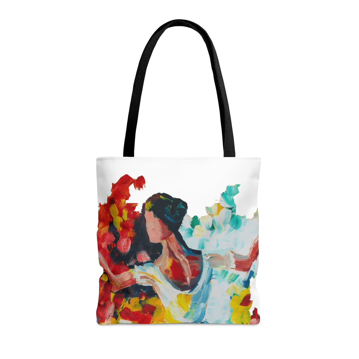Dance Through Life: Tote Bag with Dancing Girl Print – Stylish and Spacious Companion for Every Occasion - Ira World Art LLC