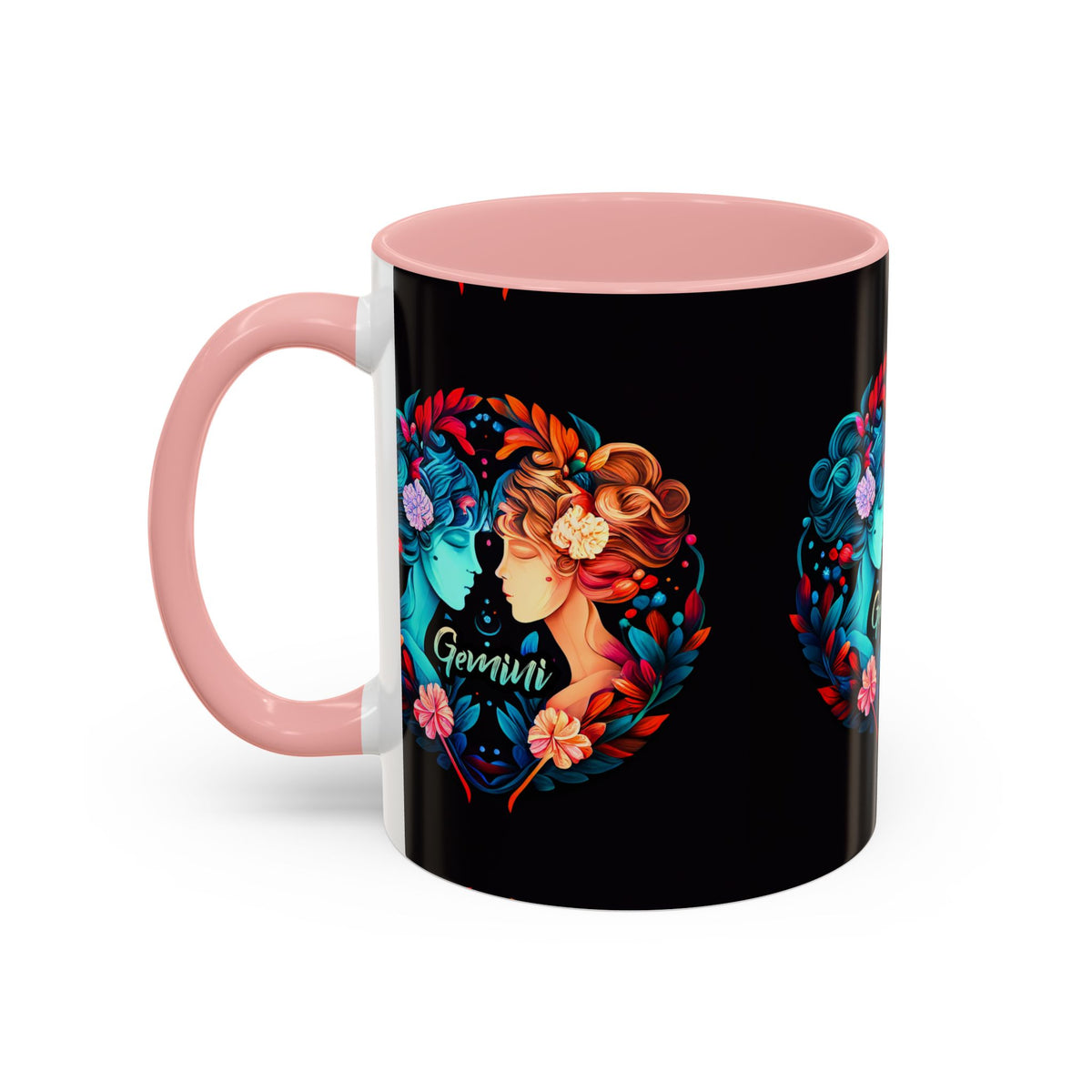 Gemini Zodiac Coffee Mug, Custom Ceramic 11oz & 15oz Colorful Design - Ira World Art LLC