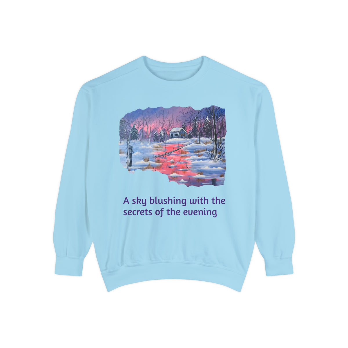 Unisex Garment-Dyed Sweatshirt - Ira World Art LLC