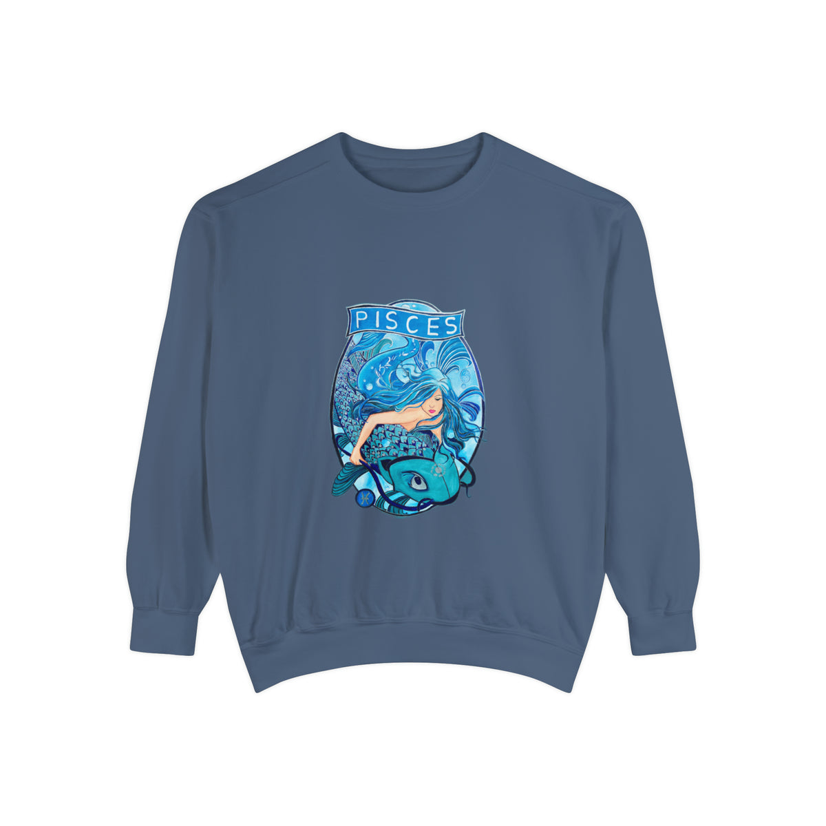 Unisex Garment-Dyed Sweatshirt - Ira World Art LLC