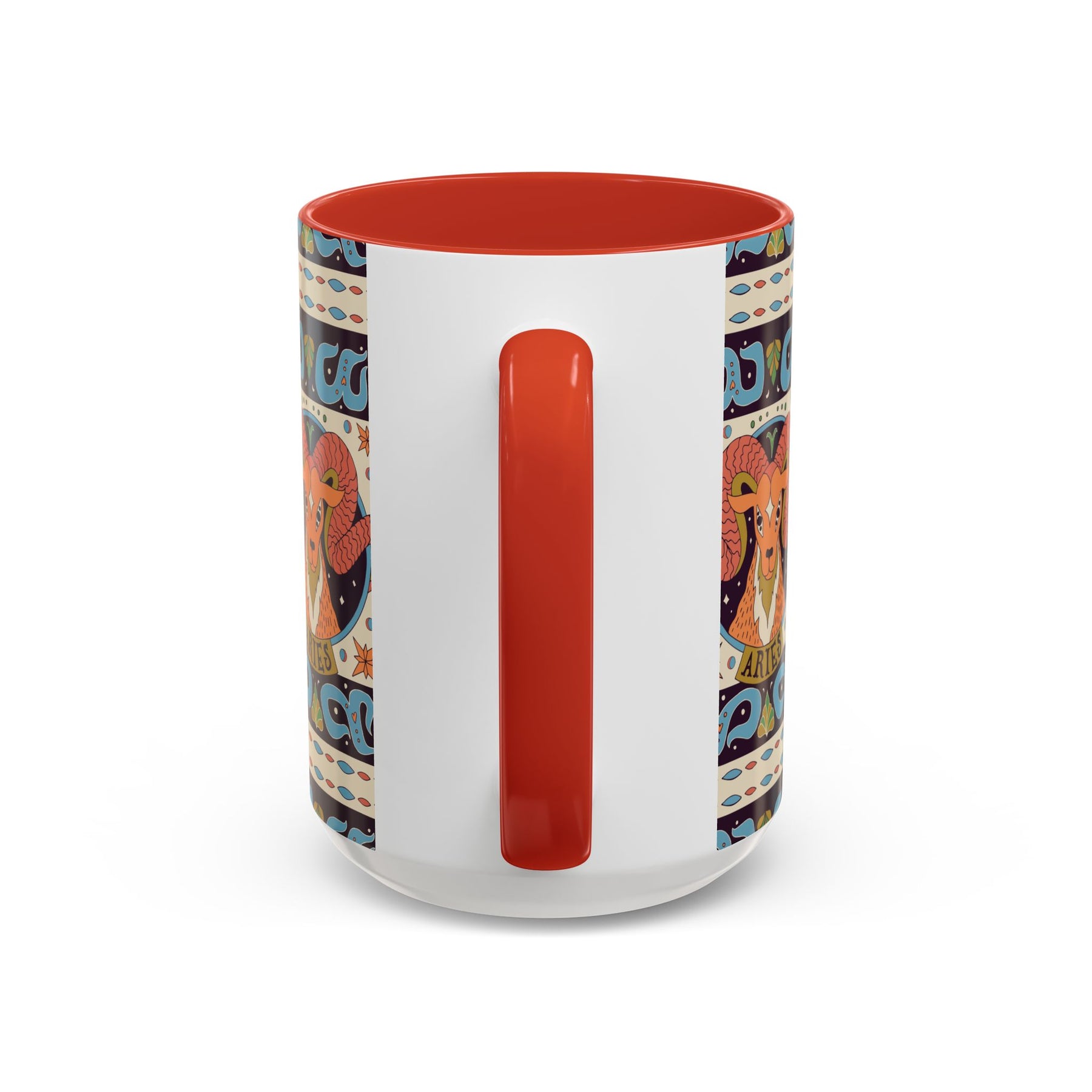 Colorful Capricorn Coffee Mug, Custom Ceramic 11oz & 15oz Zodiac Design - Ira World Art LLC