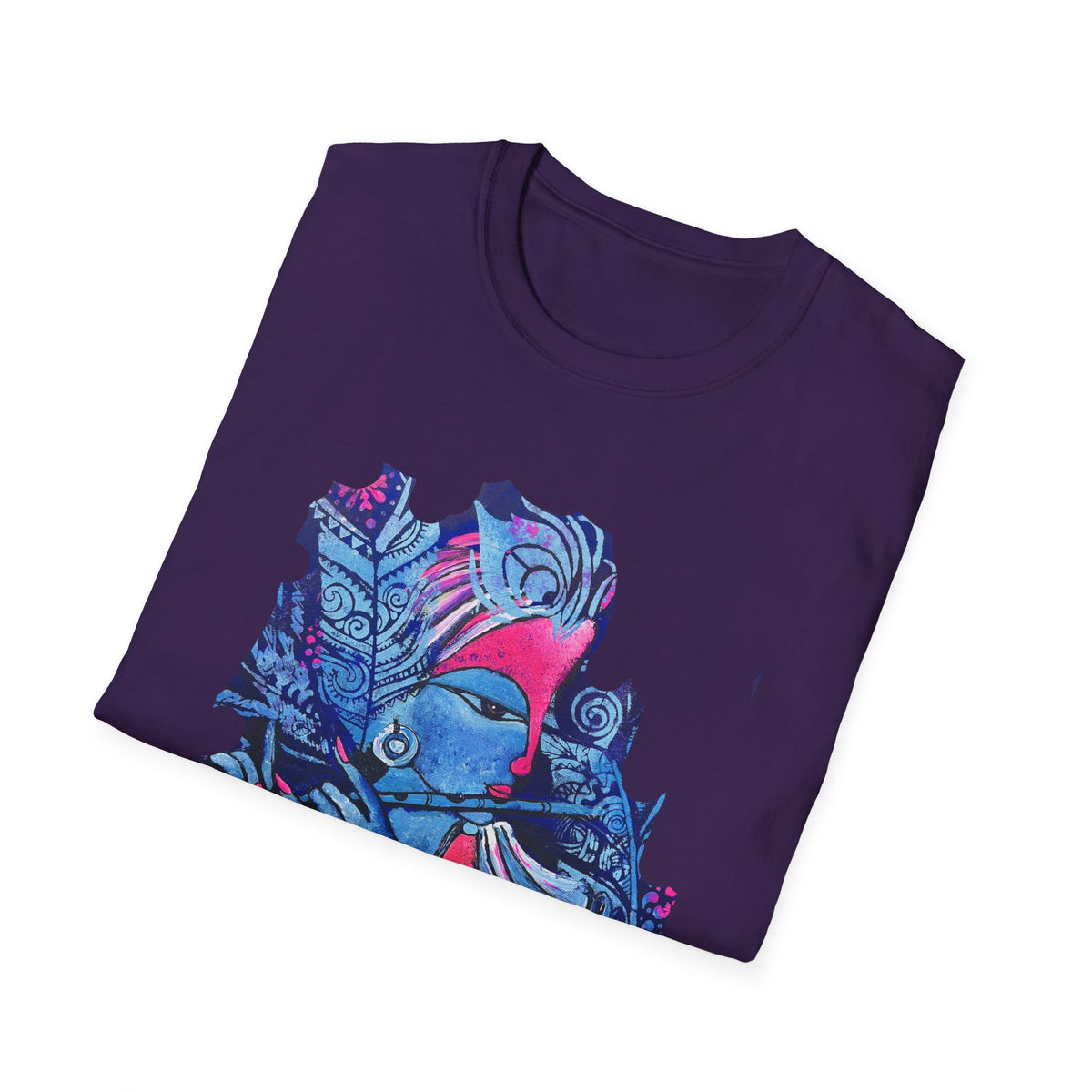Radha Krishna Painting Print Unisex T-Shirt, Hindu Deity Tee, Spiritual Clothing, Religious Art Shirt, Festival Wear - Ira World Art LLC