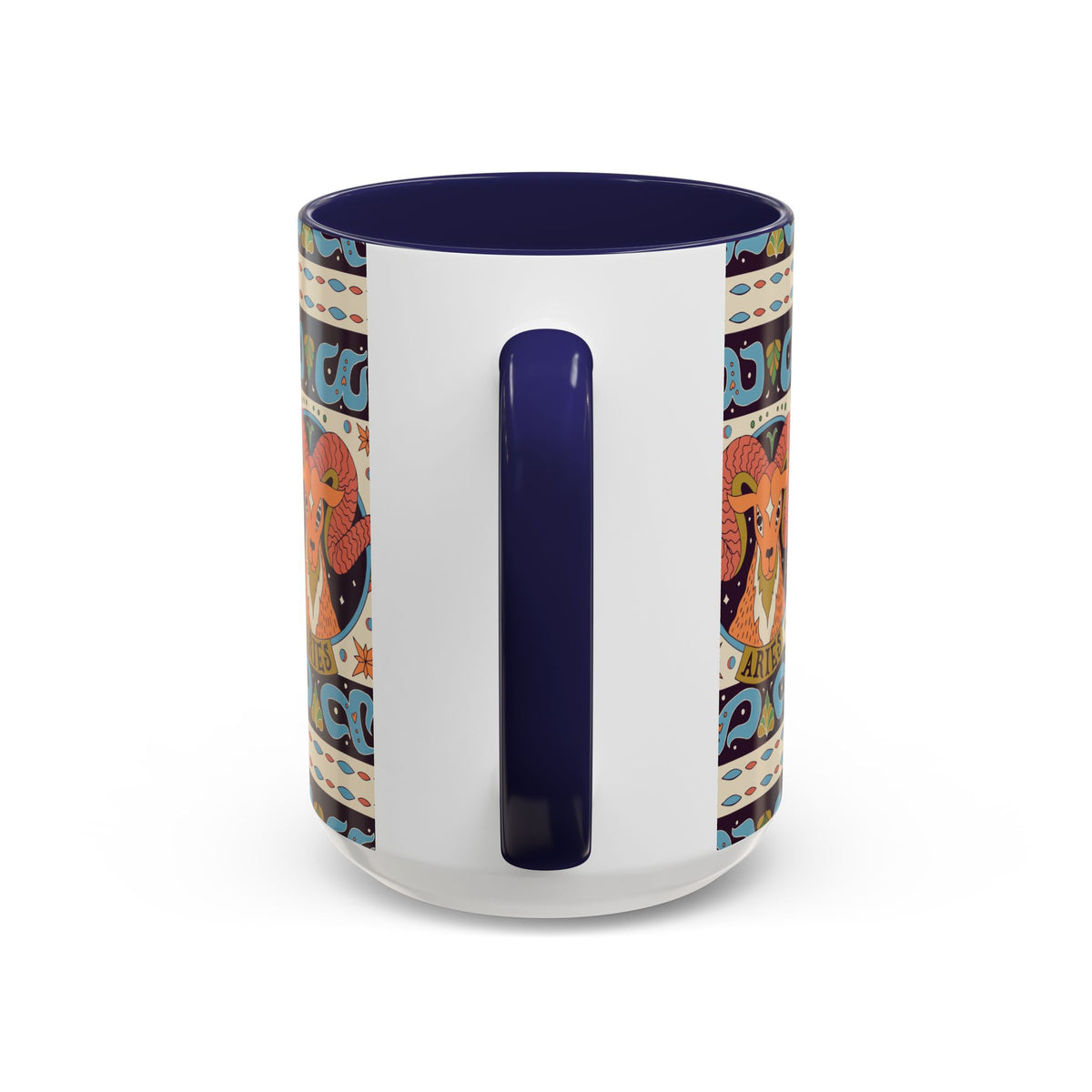 Colorful Capricorn Coffee Mug, Custom Ceramic 11oz & 15oz Zodiac Design - Ira World Art LLC