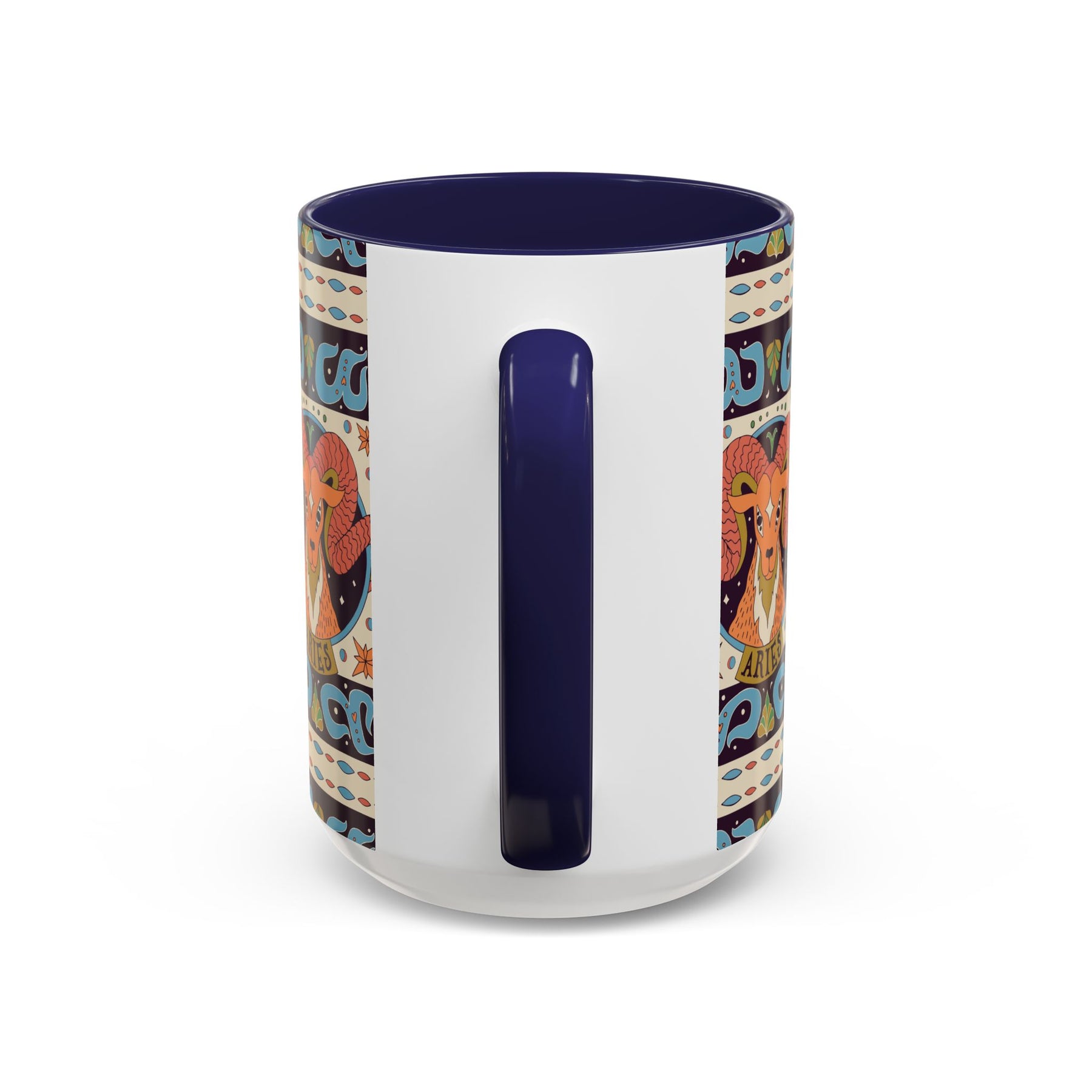 Colorful Capricorn Coffee Mug, Custom Ceramic 11oz & 15oz Zodiac Design - Ira World Art LLC