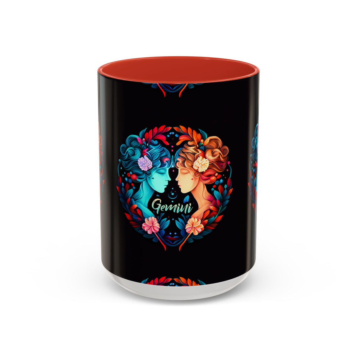 Gemini Zodiac Coffee Mug, Custom Ceramic 11oz & 15oz Colorful Design - Ira World Art LLC