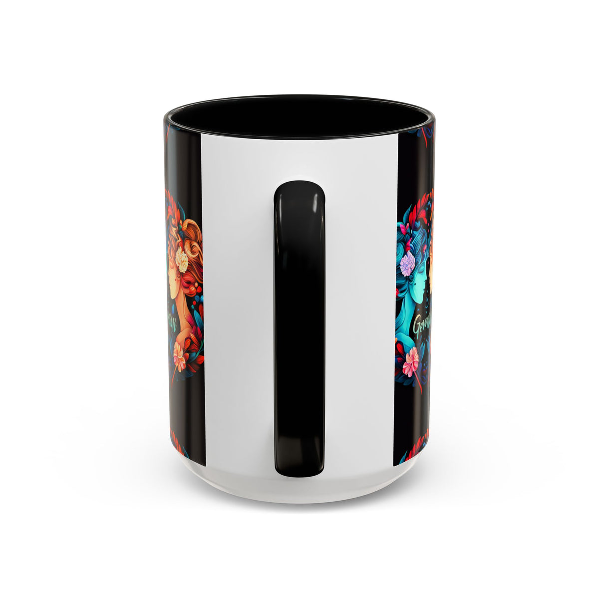 Gemini Zodiac Coffee Mug, Custom Ceramic 11oz & 15oz Colorful Design - Ira World Art LLC