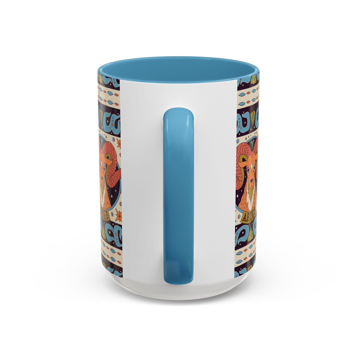 Colorful Capricorn Coffee Mug, Custom Ceramic 11oz & 15oz Zodiac Design - Ira World Art LLC