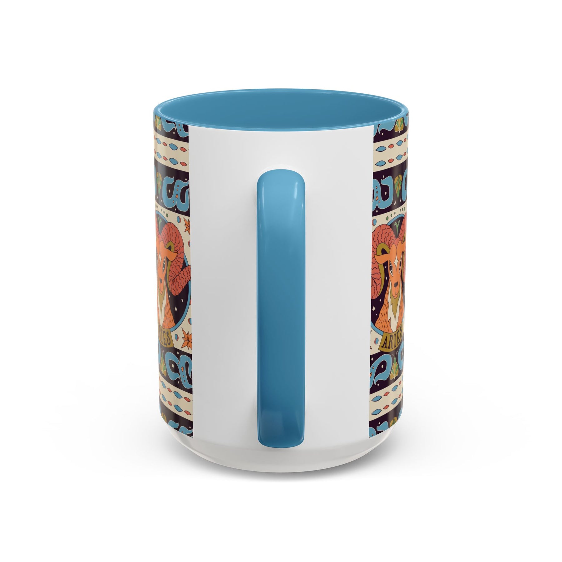 Colorful Capricorn Coffee Mug, Custom Ceramic 11oz & 15oz Zodiac Design - Ira World Art LLC