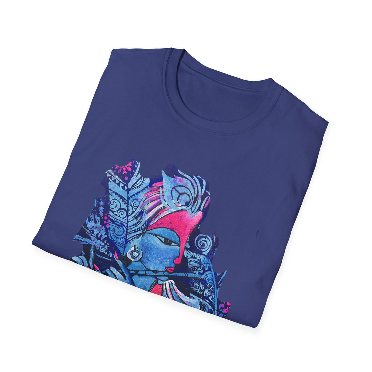 Radha Krishna Painting Print Unisex T-Shirt, Hindu Deity Tee, Spiritual Clothing, Religious Art Shirt, Festival Wear - Ira World Art LLC