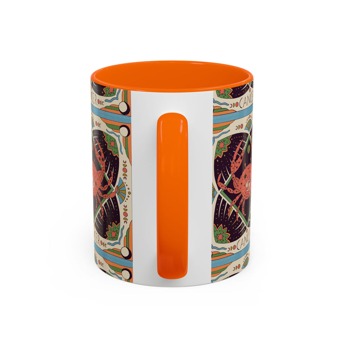 Colorful Capricorn Ceramic Mug, Custom 11oz & 15oz Zodiac Coffee Cup - Ira World Art LLC