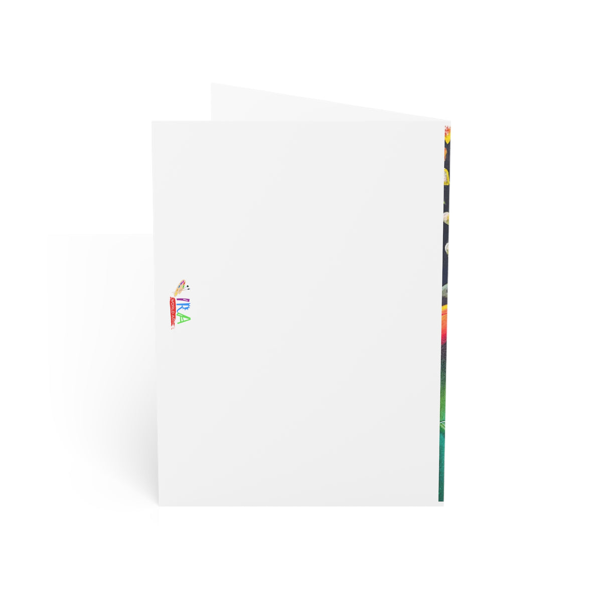 Divine Love Unveiled: Radha Krishna Greeting Card for Heartfelt Moments (1, 10, 30, and 50pcs) - Ira World Art LLC
