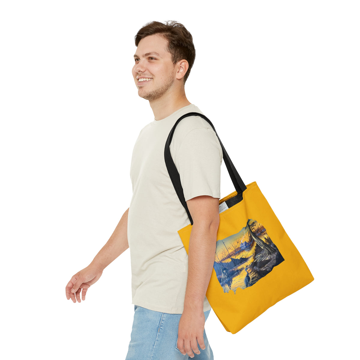 Chase the Horizon Sunset Tote Bag – Carry the Beauty of Dusk Everywhere! - Ira World Art LLC