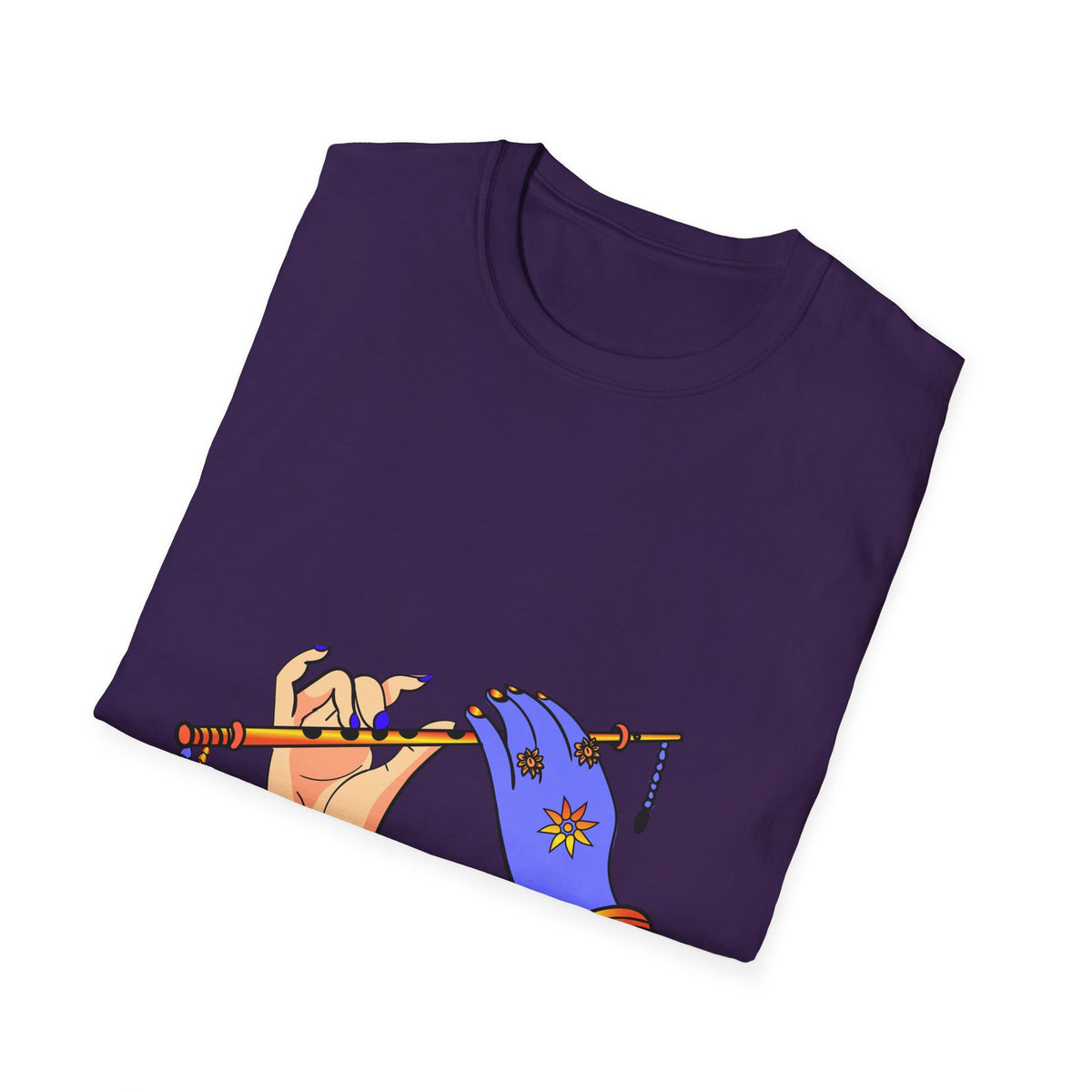 Spiritual Unisex T-Shirt, Comfortable Cotton Tee with 'Radhe Radhe' Design, Perfect for Festivals, Gifts for Friends, Everyday Wear - Ira World Art LLC