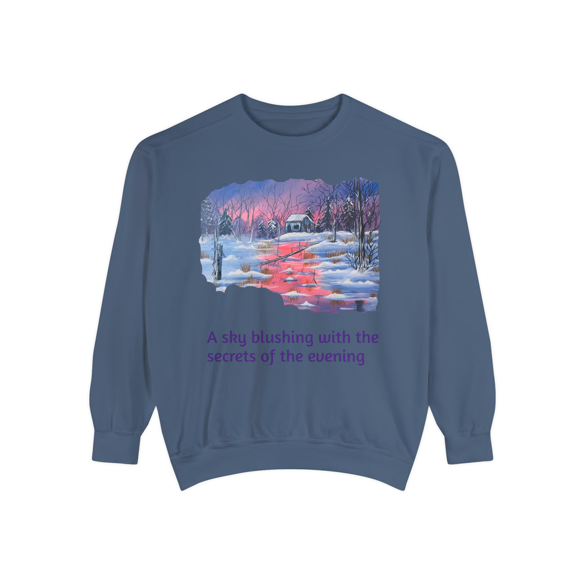 Unisex Garment-Dyed Sweatshirt - Ira World Art LLC