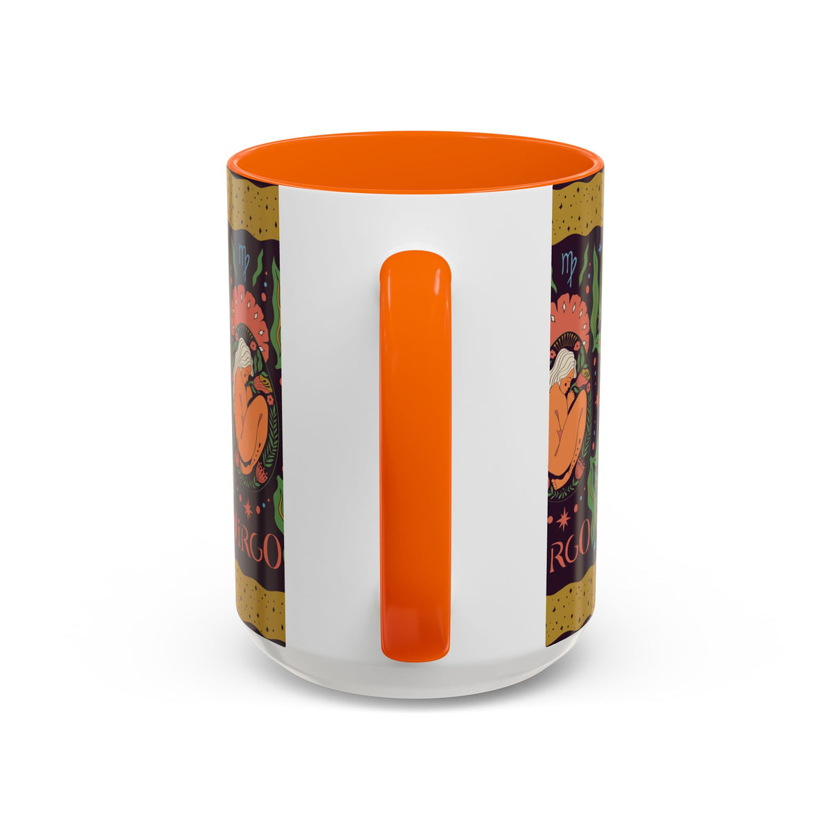 Virgo Zodiac Custom Coffee Mug, Colorful Ceramic 11oz and 15oz Design - Ira World Art LLC