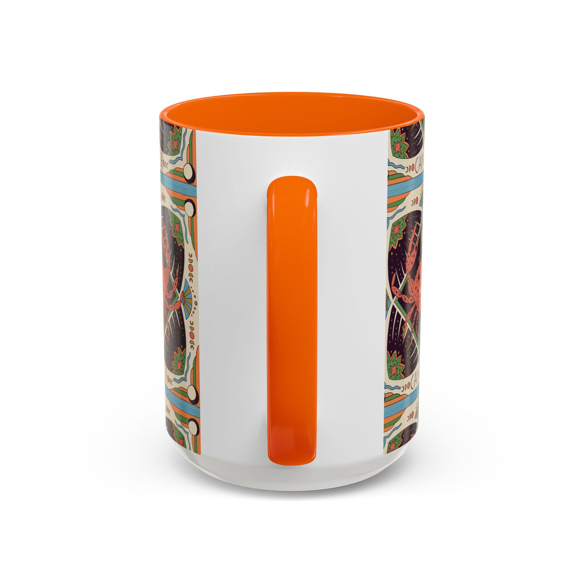 Colorful Capricorn Ceramic Mug, Custom 11oz & 15oz Zodiac Coffee Cup - Ira World Art LLC