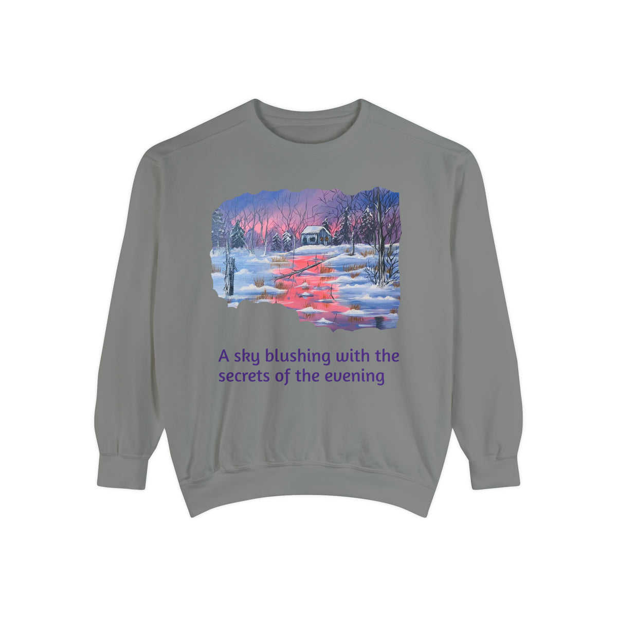 Unisex Garment-Dyed Sweatshirt - Ira World Art LLC