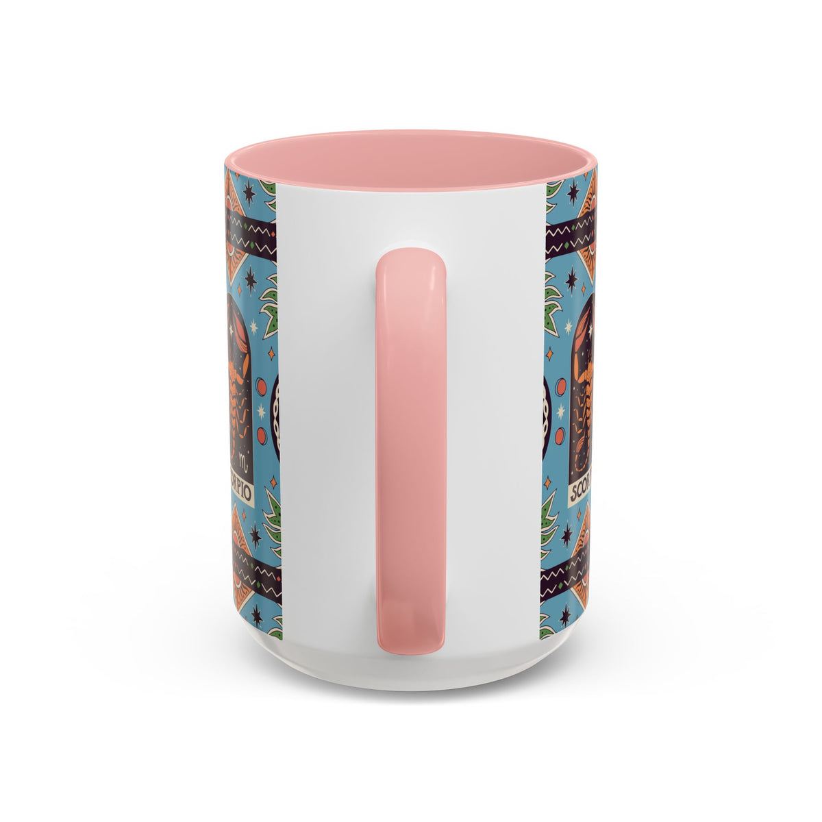 Colorful Scorpio Zodiac Ceramic Mug, Custom 11oz & 15oz Coffee Cup Design - Ira World Art LLC